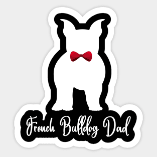 French Bulldog Dad T-shirt Sticker